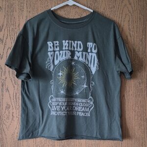 Awake Olive Green Graphic T-Shirt